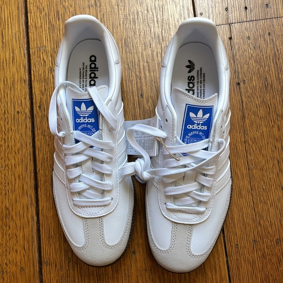 Adidas Samba OG white & gum (women’s US 8/ men’s size US 7) BRAND NEW - Picture 7 of 10